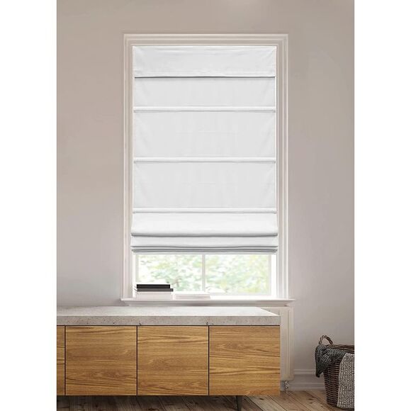 GMA Group Classic Cordless Blackout Roman Shades for Windows - Window Blinds